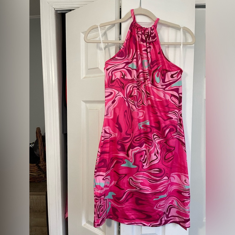 SHEIN halter top dress